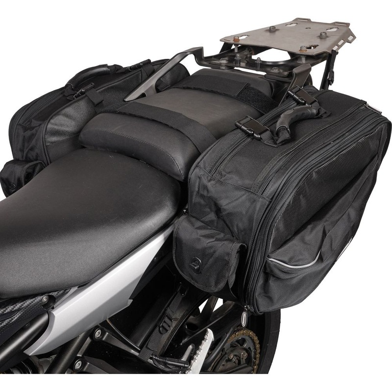 BikeTek Urbano Motorcycle Panniers Soft Luggage Saddle Bags