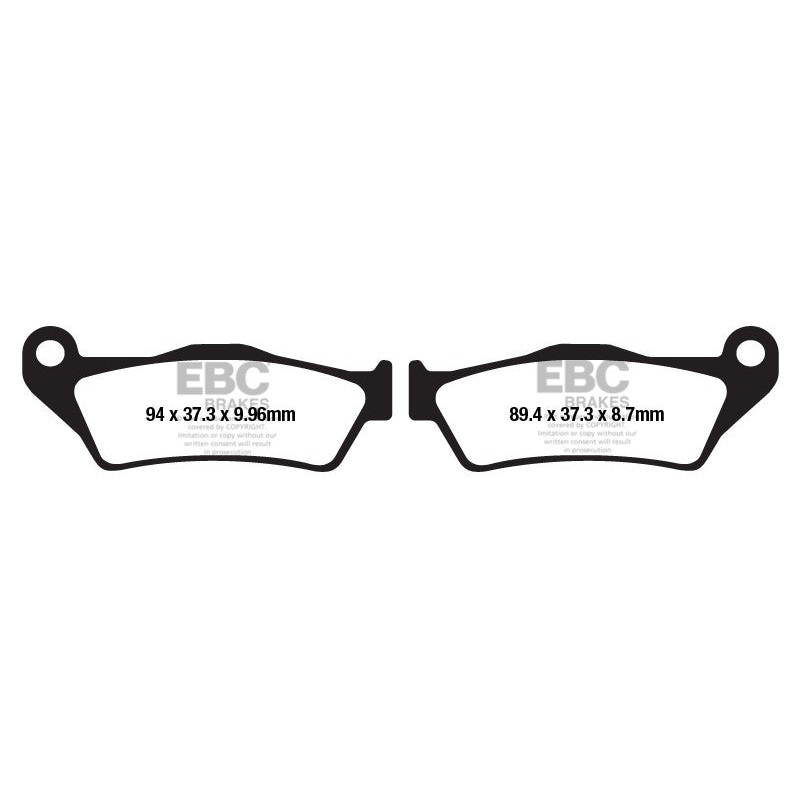 Brakes - FA671HH  Fully Sintered - EBC