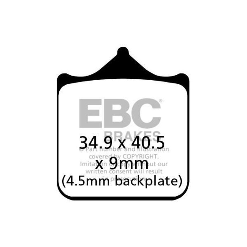 Brakes - GPFA604/4HH Grand Prix - EBC (1 Set)