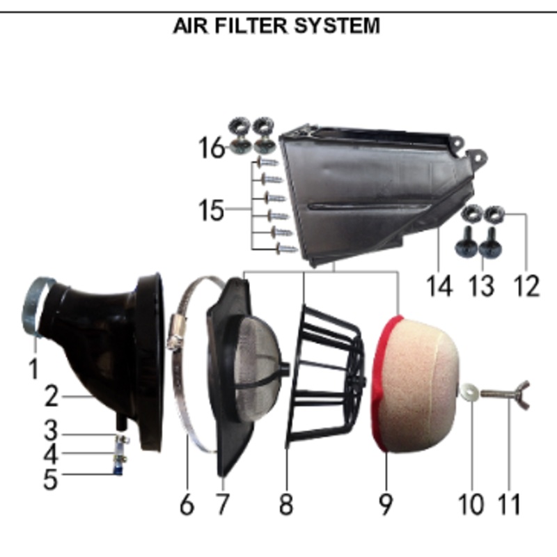 Cover - 150DH & 230DH Gas Dirt Bike