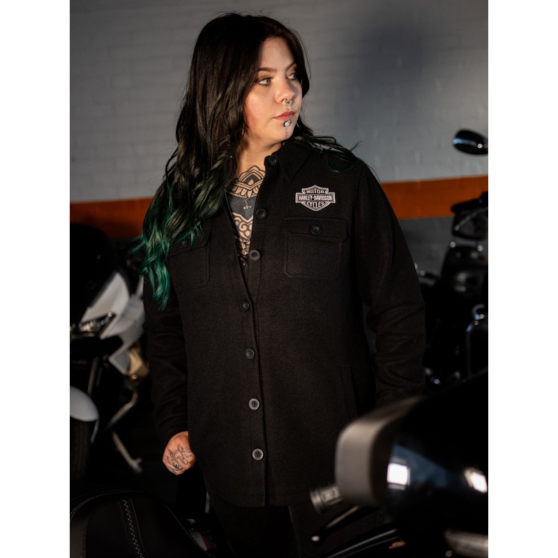 Genuine Harley-Davidson women's shirt jacket Onwards black 96275-24VW