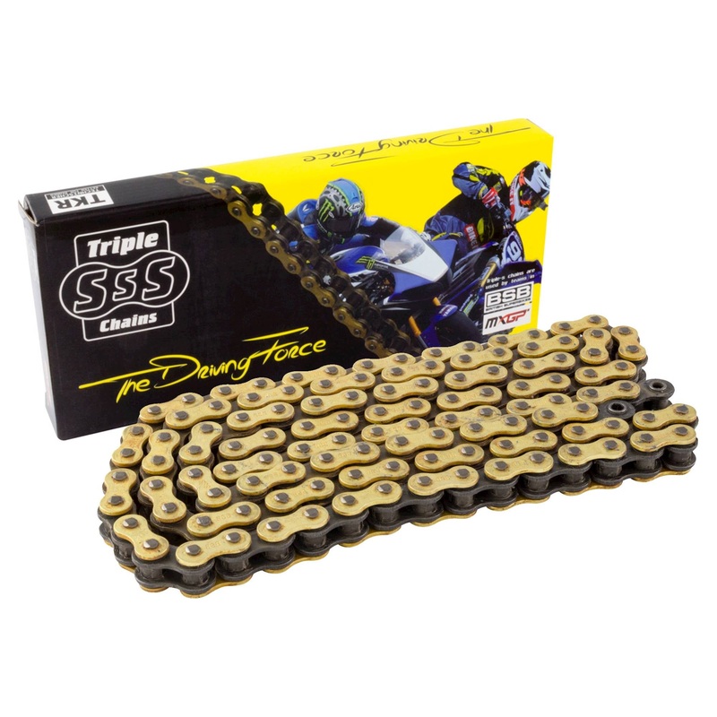 Motorcycle O-Ring Chain Gold 530-114 Link Csk Comp