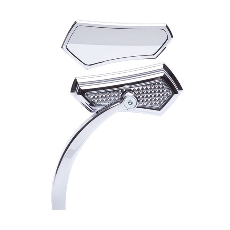 Vity''S Design, Diamond Mirror. Left Side, Chrome