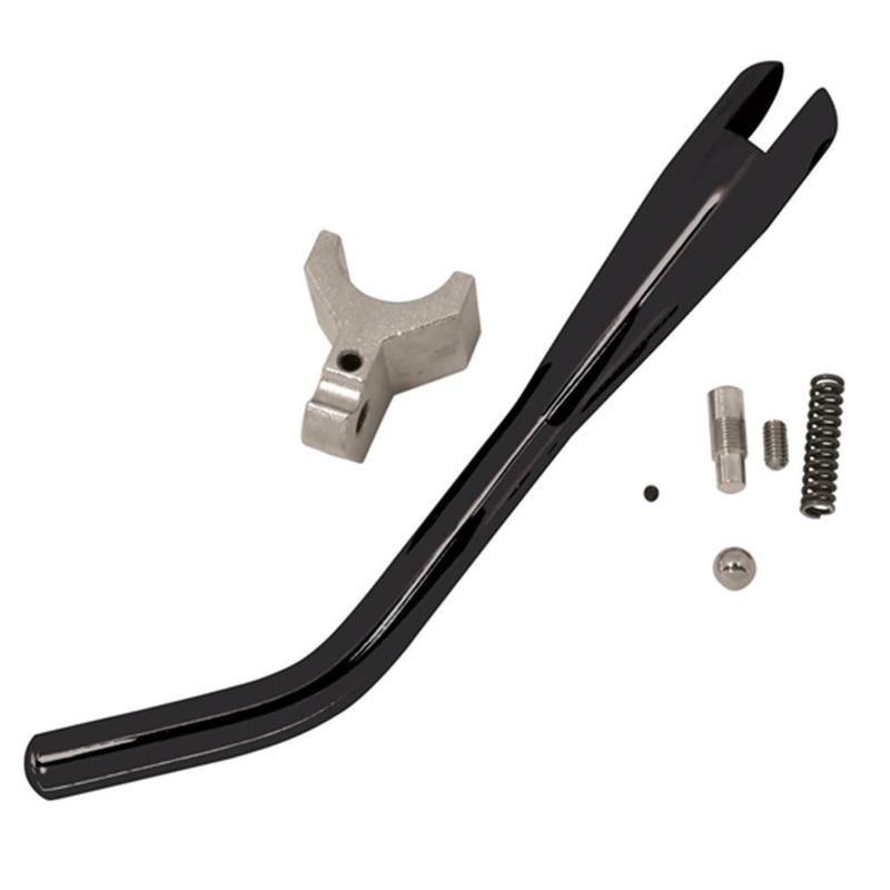 Weld On Motorcycle Kickstand - 1.25" - Black