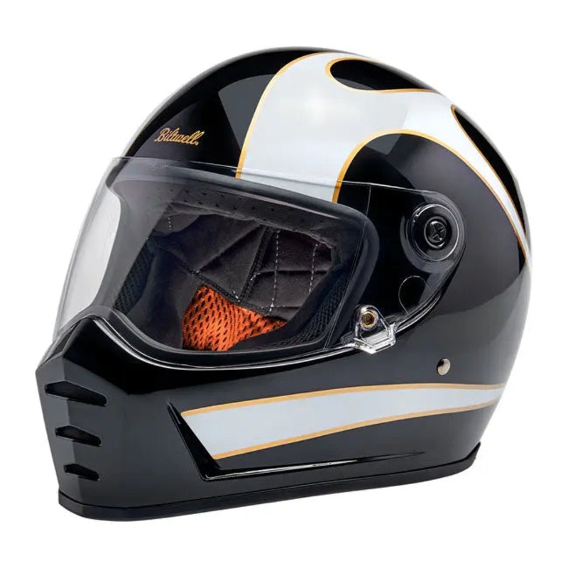 Biltwell Lane Splitter White Flames