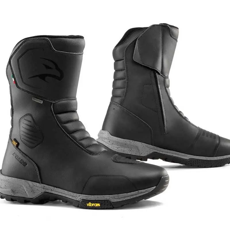 Falco Warden Leather Boots Black