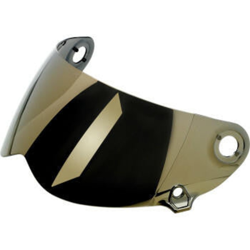 Lane Splitter Helmet Shield Gen 2 - Anti Fog - Gold Mirror