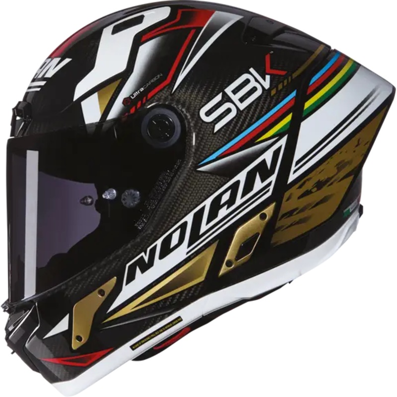 Nolan X-804 RS SBK Carbon / White / Gold / Red
