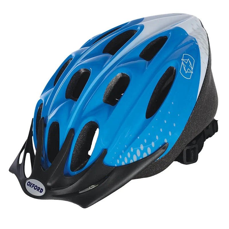 Oxford F15 Cycle Helmet Blue / White