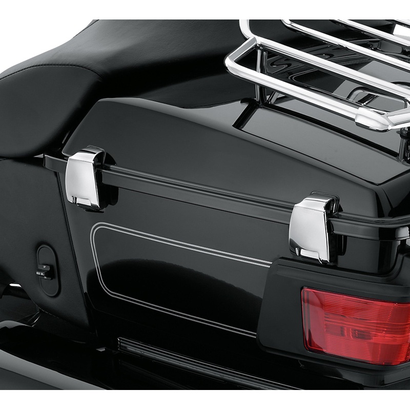 Harley Davidson 79211-08A Chrome Premium Tour-Pak Hinges PREMIUM TOUR-PAK HINGES,CHROME