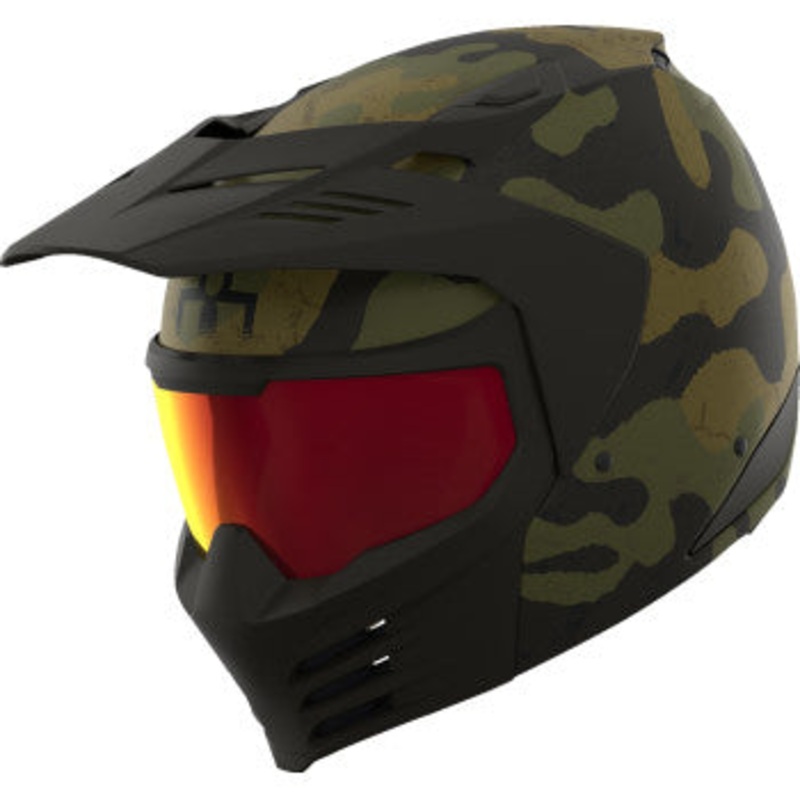 Icon Elsinore Magnacross Green Helmet