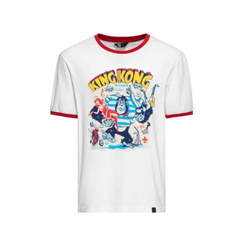 King Kerosine Vintage Wrestling King Kong T-Shirt Off-White