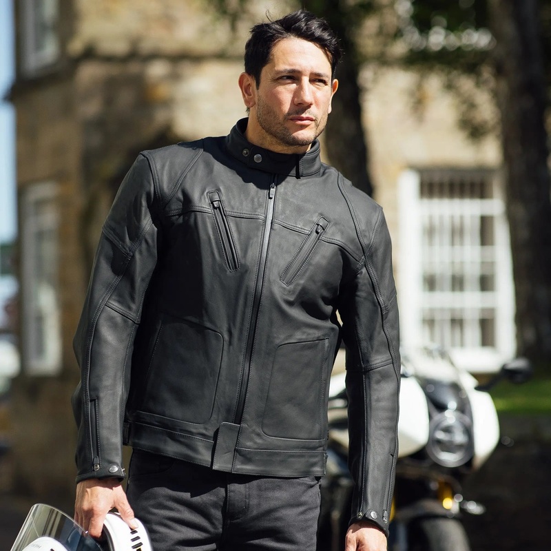 Merlin Gable 2 AAA D3O Waterproof Leather Jacket Black