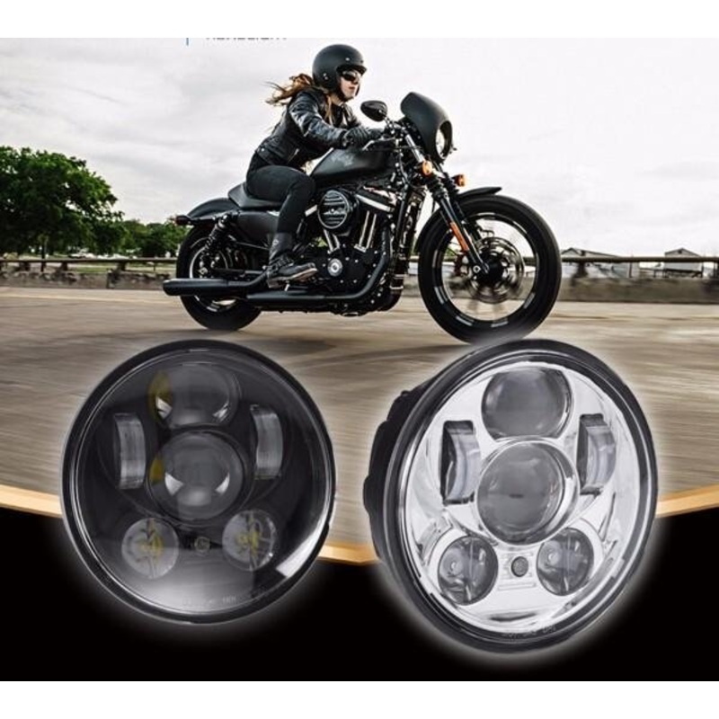 MLA LED 5.75" Headlight - 50W Chrome