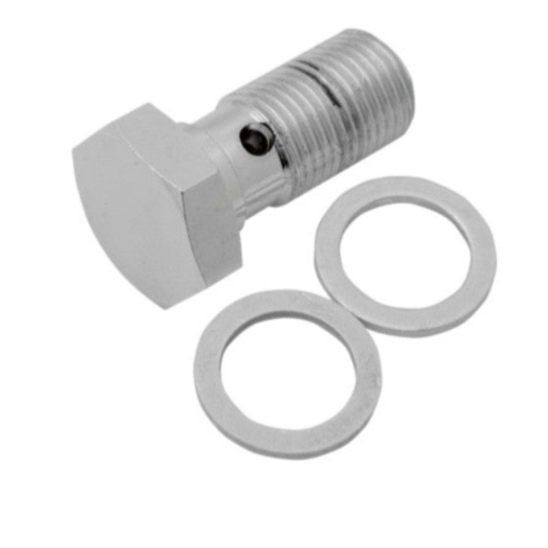 Universal Chrome Steel Banjo Bolt 7/16- 24