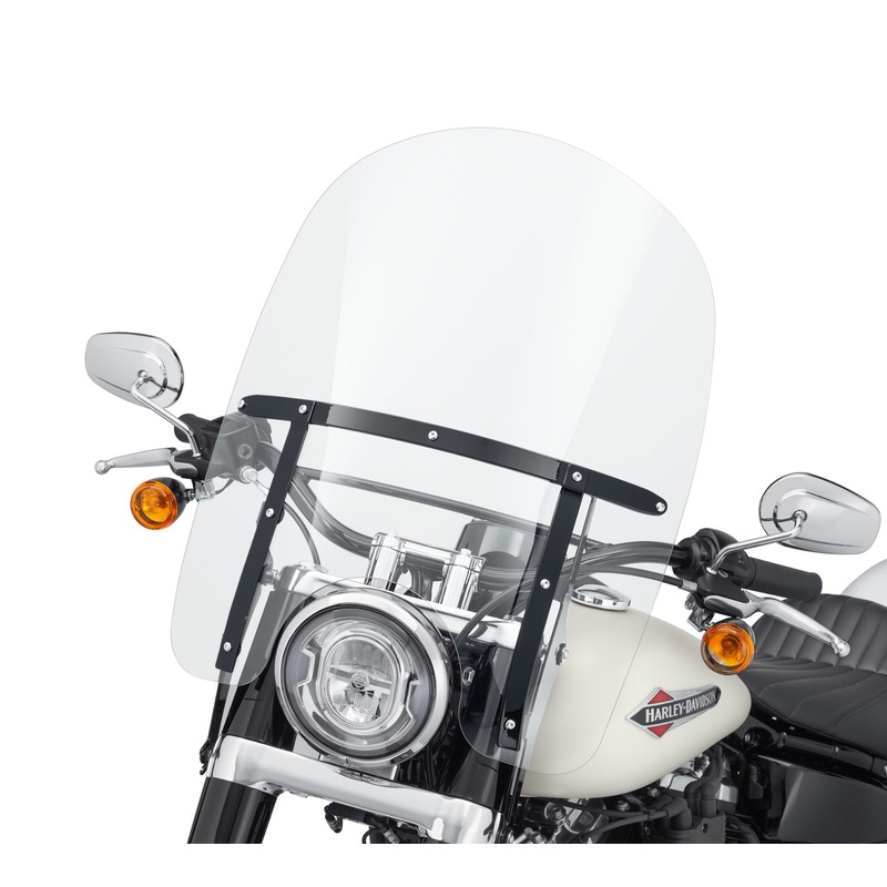 Harley Davidson 57400369 King-Size H-D Detachables 21 in. Windshield KIT,WSHLD,21 IN,CLEAR,BLK,DETACH