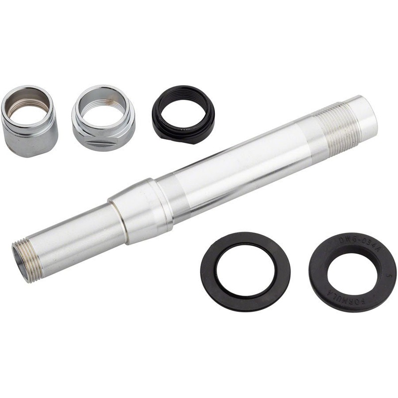 SRAM MTH 746 Complete Rear Axle Assembly Kit - Axle, Threaded Lock Nuts, End Caps - 135mm/142mm - for Shimano HG Driver Body