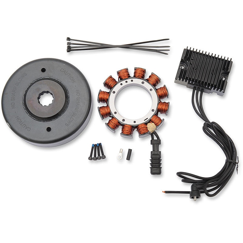 Drag Specialties Heavy-Duty 32A Charging Kit - 1970-1996 - Black Regulator