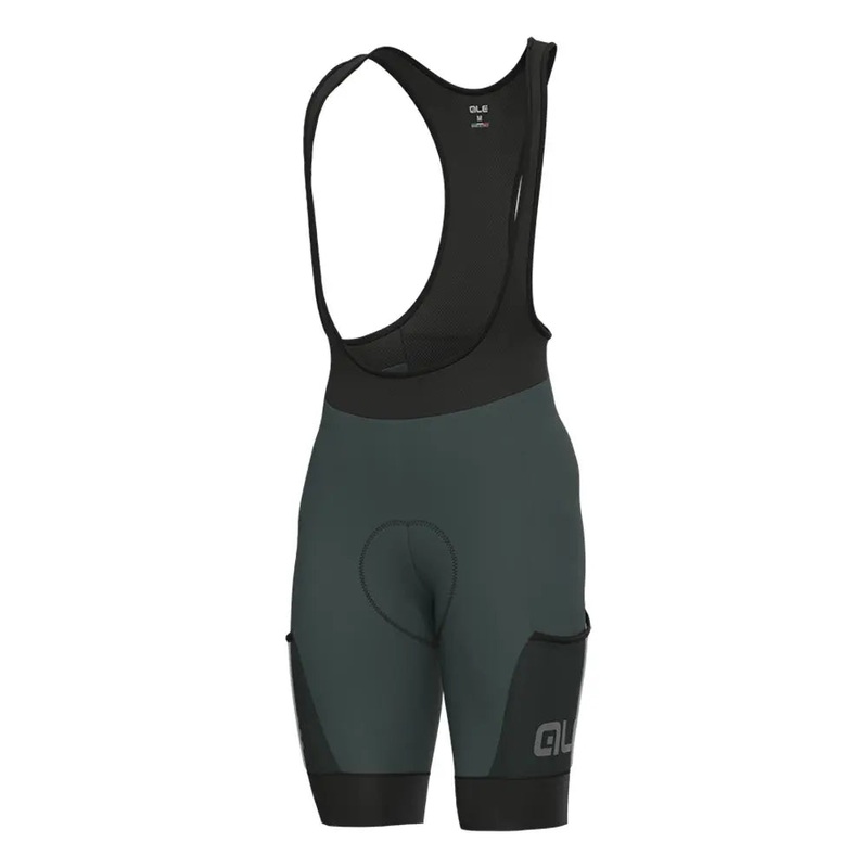 Ale Clothing Stones Cargo Off Road Cycle Bib Shorts Green