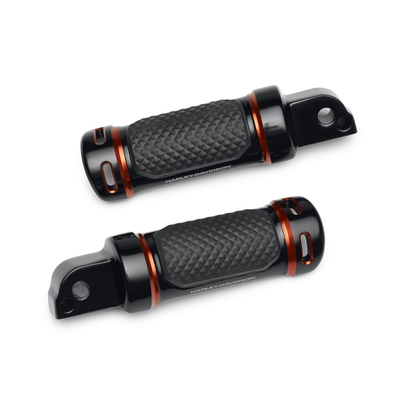 Harley Davidson 50501979 Adversary Passenger Footpegs KIT,FTPEG,PASS,AGGRESSIVE EDGE