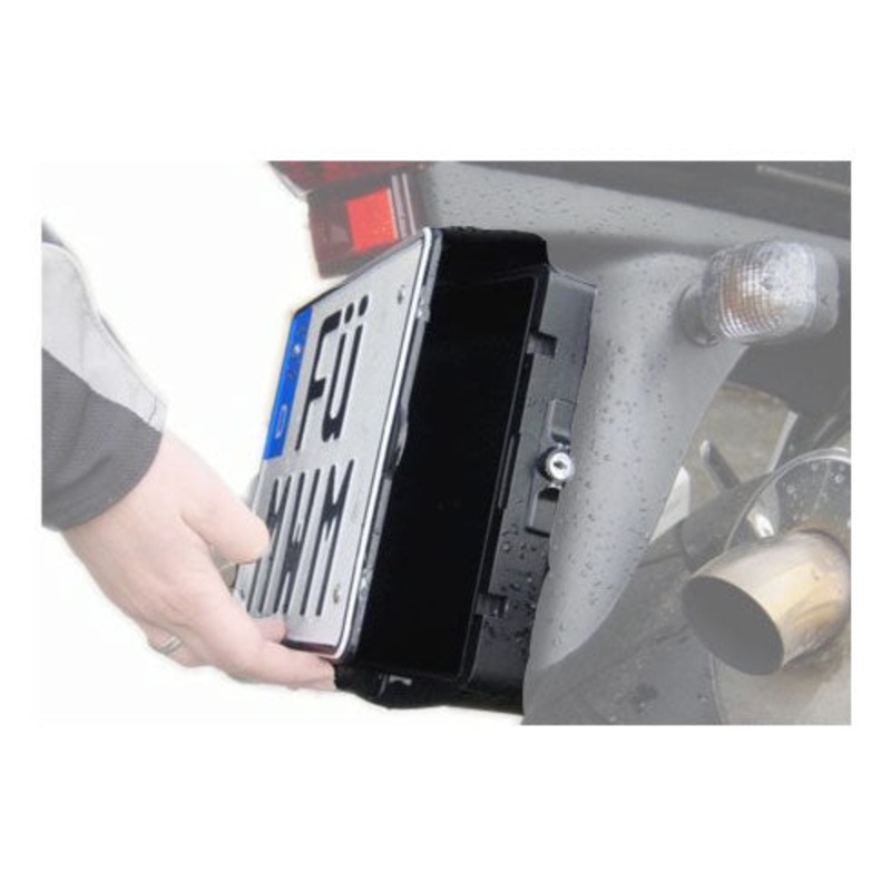 Locking Number Plate Storage