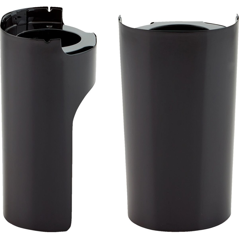 Smooth Steel Fork Boots For Fat Tire, Black - 14+ Touring
