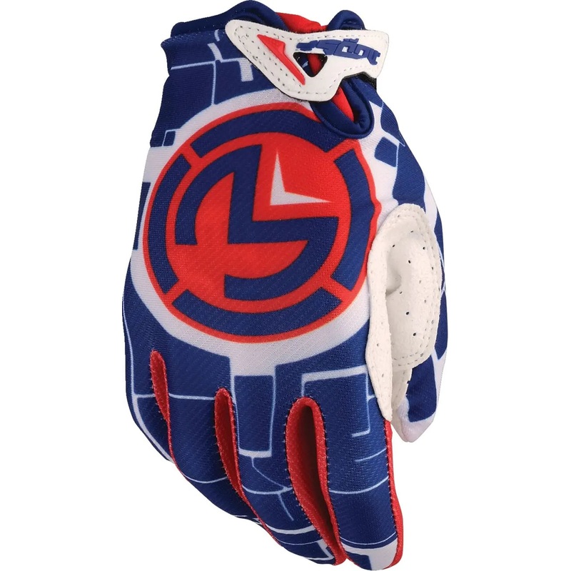 Moose Racing SX1 Youth Textile Gloves Red / White / Blue