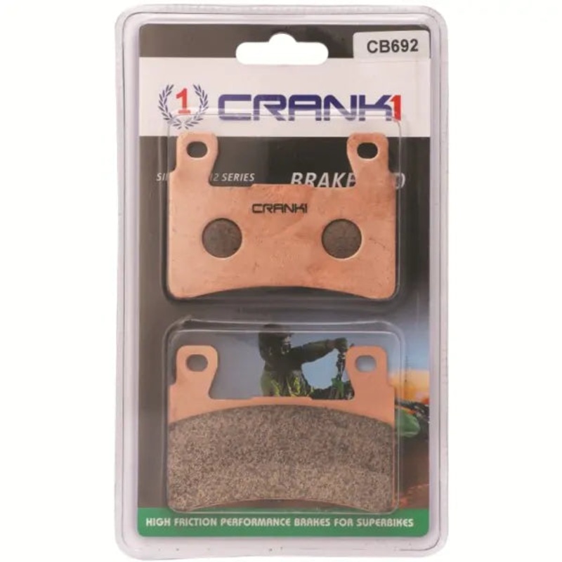 BRAKE PADS FRONT HYOSUNG T7- 2009 TO 2015- CB692  CRANK1 Sintered Brake Pad