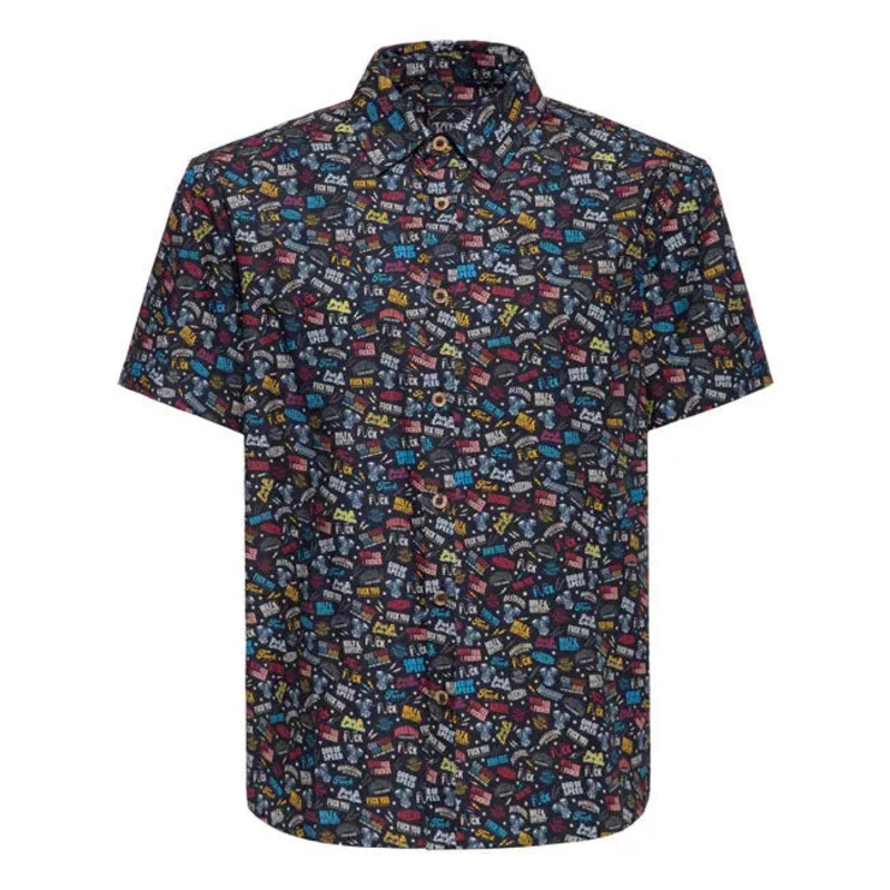 King Kerosin Printed Rebellion Shirt
