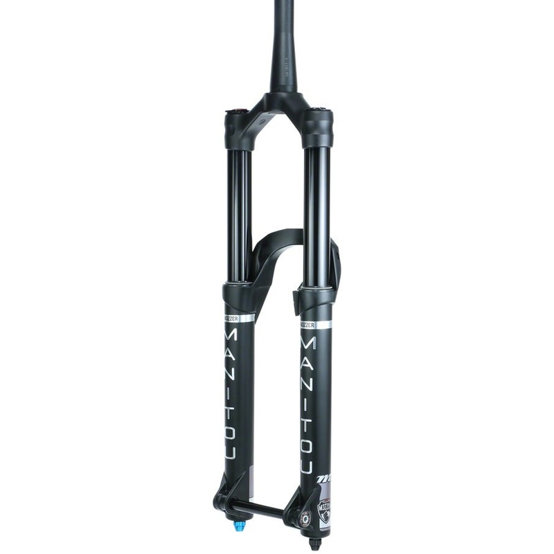 Manitou Mezzer Pro Suspension Fork - 27.5" - 180mm - 15x110mm - 37mm Offset - Black