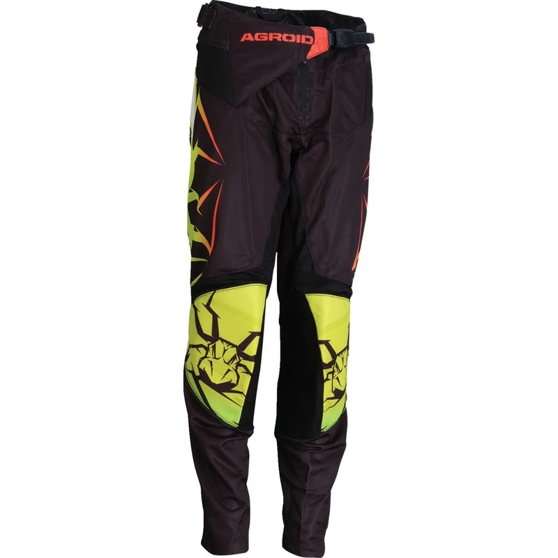 Moose Racing Agroid Youth Mesh Trouser Hi-Viz Yellow / Black