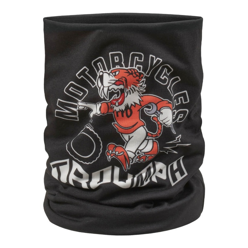 Pit Stop Reversible Neck Tube Black / Bone