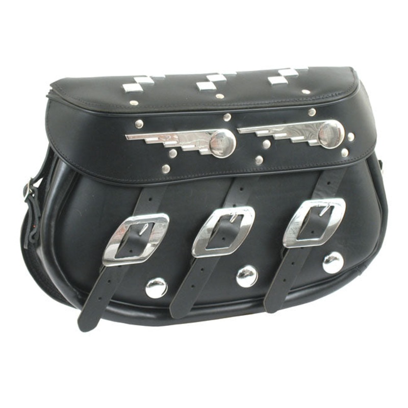 Samwel Speedking Softail Saddlebags Black