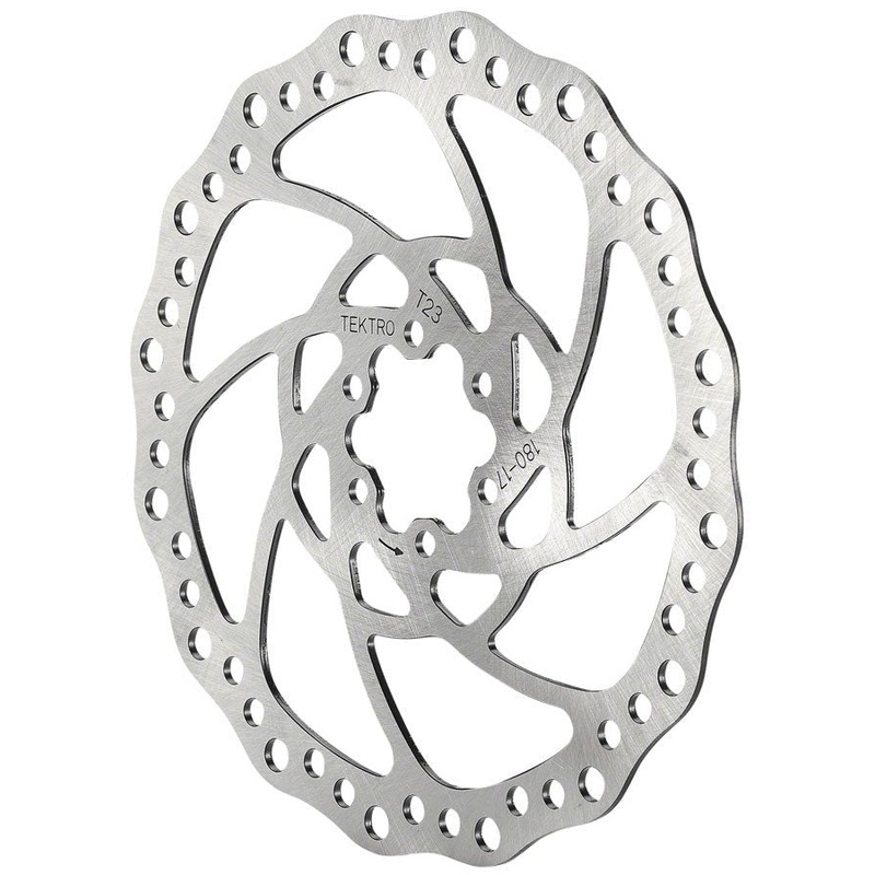 Tektro TR203-17 Disc Brake Rotor - 6-Bolt - 2.3mm Thickness - 203mm