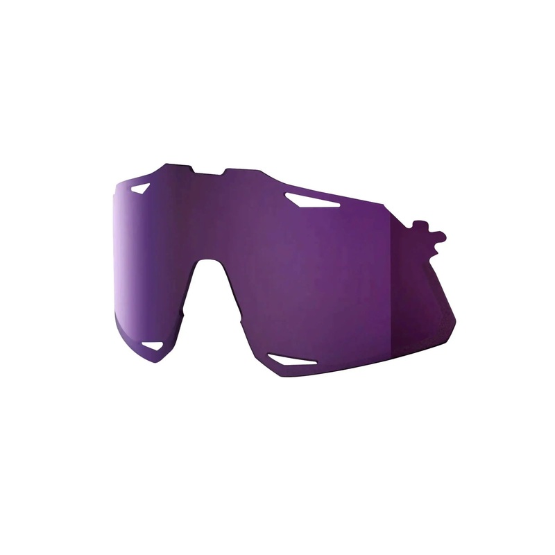 100% Hypercraft Replacement Polycarbonate Lens Dark Purple