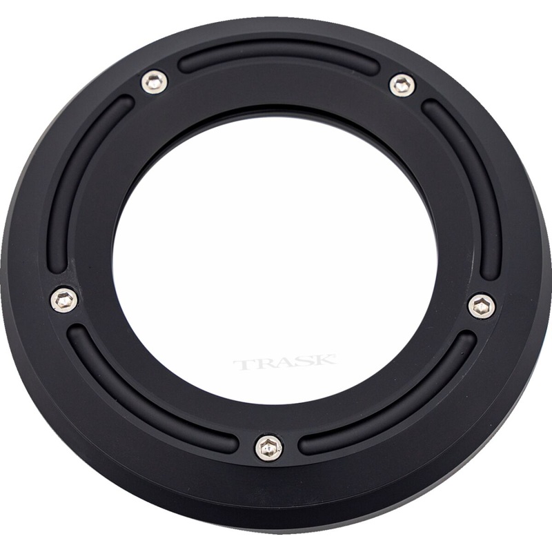 Assault Series Derby Cover w/ Window, Black - 19+ Softail