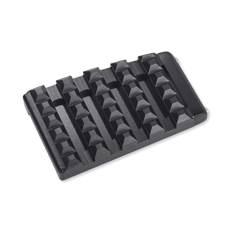 Harley Davidson 50600346 Dominion Large Brake Pedal Pad KIT,BRK PDL,LARGE,KNURLED,BLK