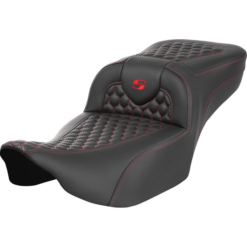 Roadsofa HC Extended Reach Seat, Red Stitch - 23+ Touring