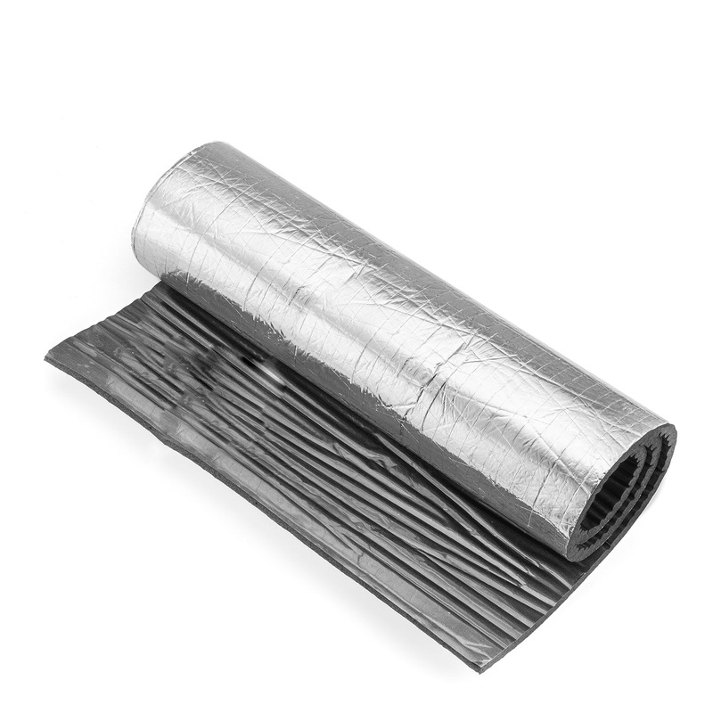 24"x40" (394mil) Sound Deadener Motorcycle Engine Insulation Heat Shield Self-adhesive Mat