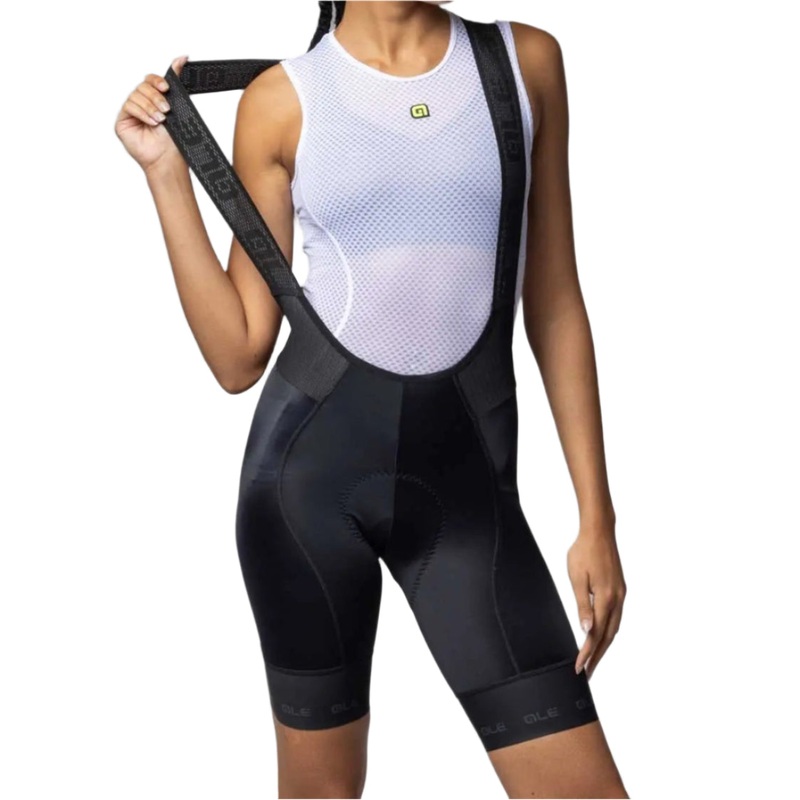 Ale Clothing Strada 2.0 PR-E Ladies Cycle Bib Shorts Black