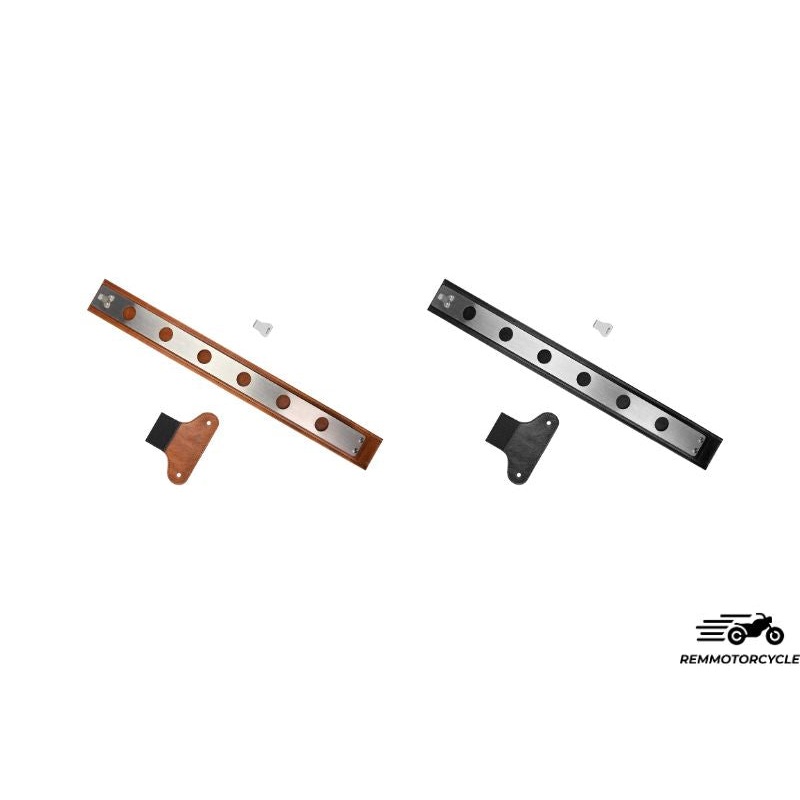 Leather tank cover strap for Triumph T100, T120, Bobber