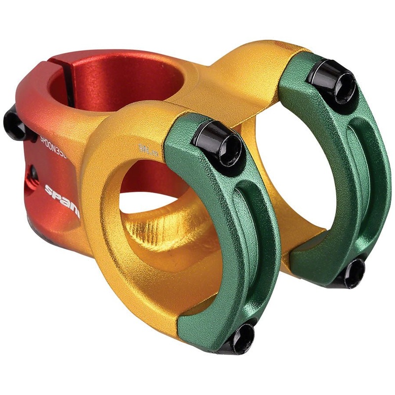Spank Spoon 318 Stem - 33mm Length - 31.8mm Clamp - Rasta