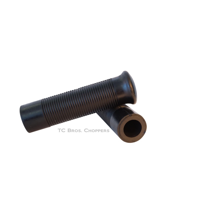 Vintage Style 7/8" Diameter Black Grips
