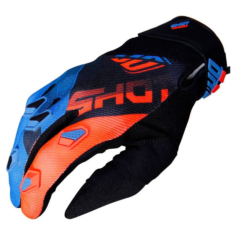 Shot Devo Ultimate Gloves Blue / Neon Orange