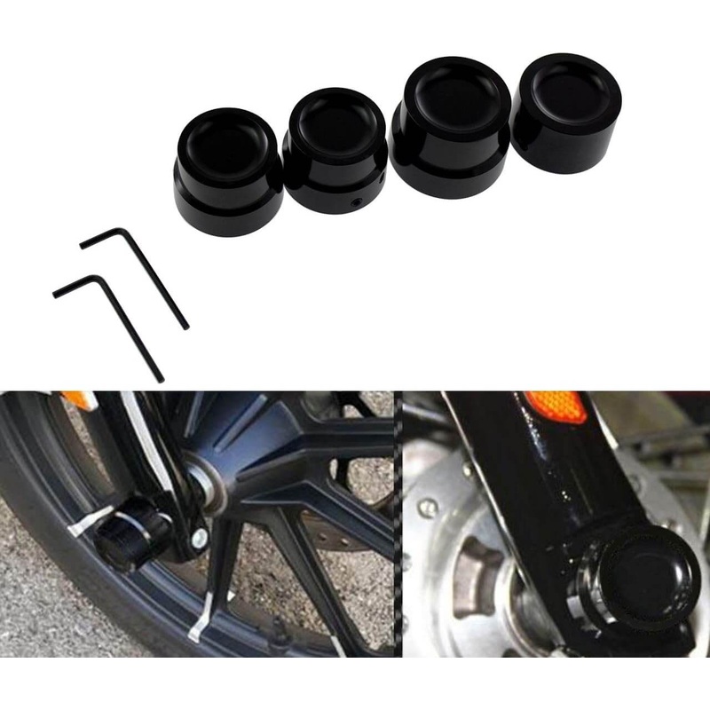 Axle Nut Cover Cap Fit For Harley Sportster 883 Touring Electra Glide Trike | Mactions