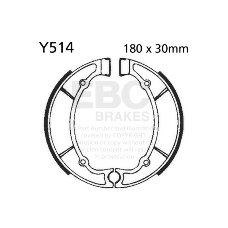 Brakes - Y514 Organic - EBC