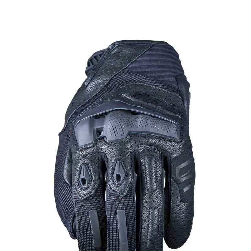 Five RS1 Leather Gloves Black