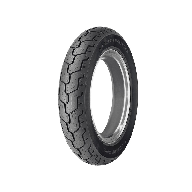 Harley Davidson 43200001 Dunlop Tire Series - D402 MU85B16 Blackwall - 16 in. Rear TIRE REAR D402 MU85B16 77H BW