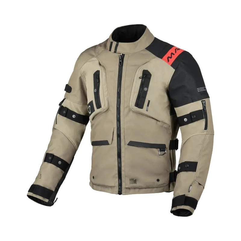Macna Higera Textile Jacket Taupe / Black