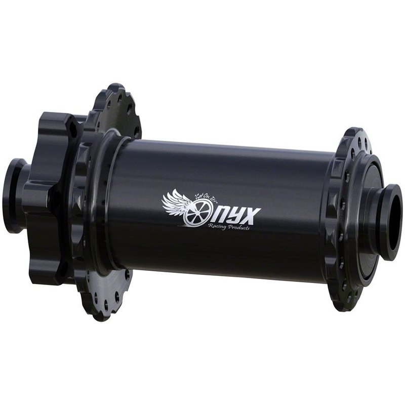 Onyx Vesper Front Hub - 28h - 15x110mm - 6-Bolt - Black